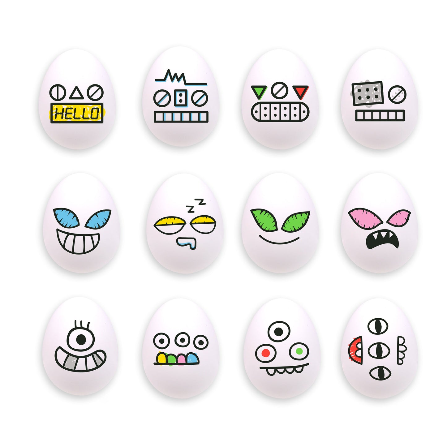 Mushimoto Squishy Mini Eggie - 24 Units/4 Packs