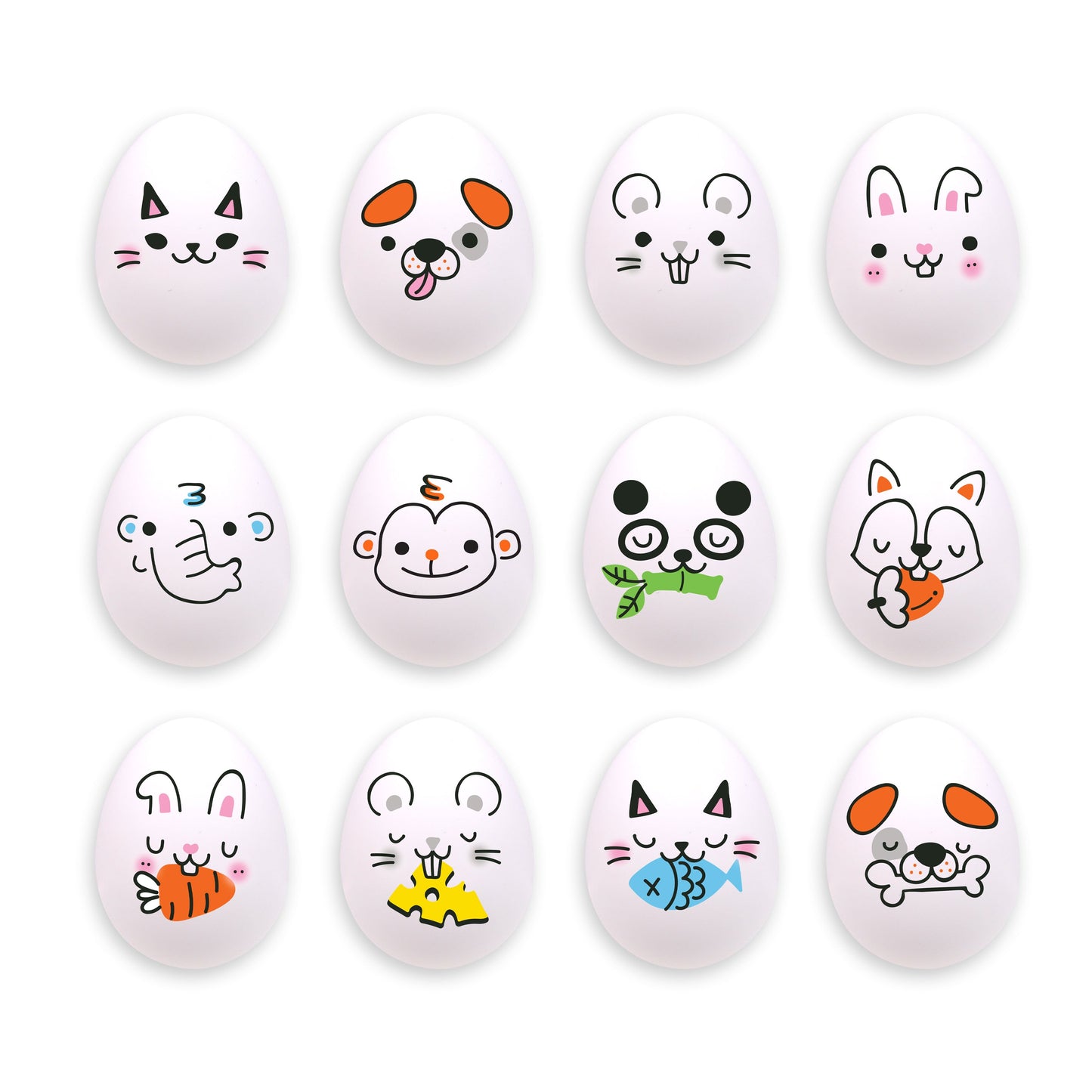 Mushimoto Squishy Mini Eggie - 24 Units/4 Packs