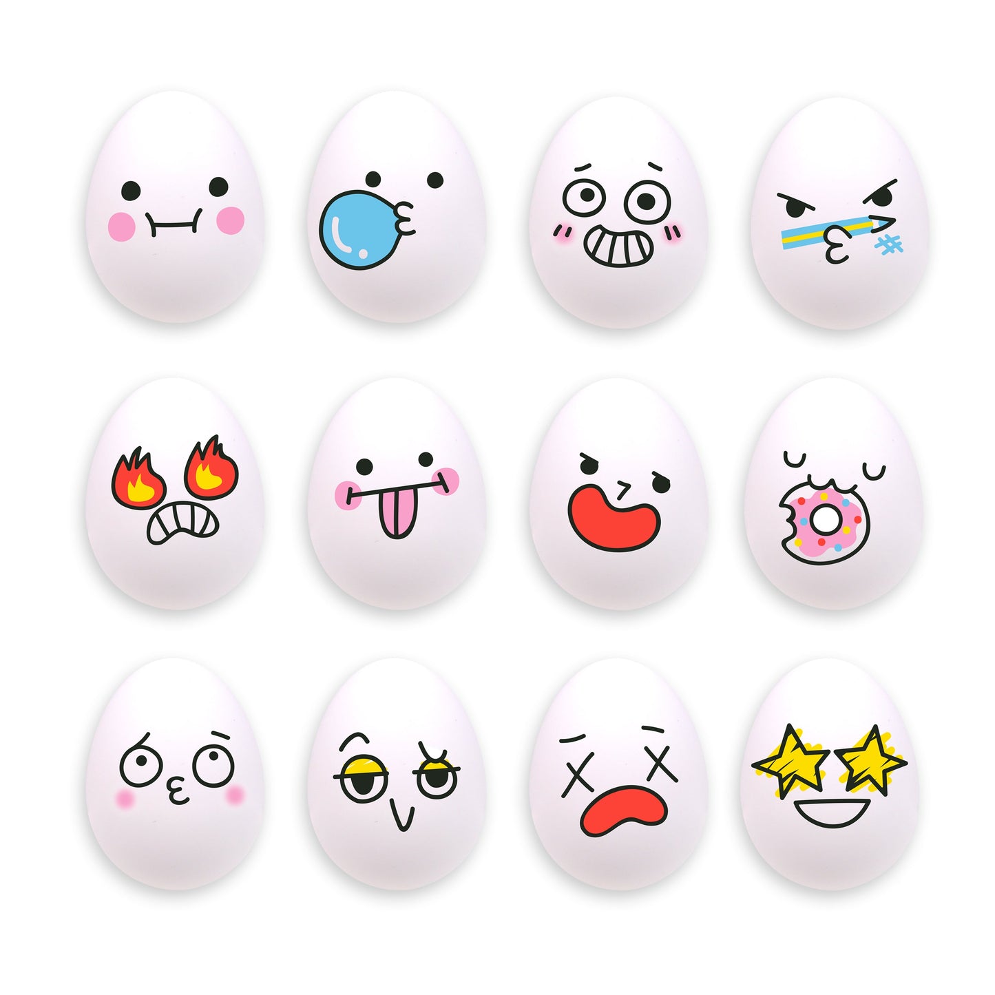 Mushimoto Squishy Mini Eggie - 24 Units/4 Packs