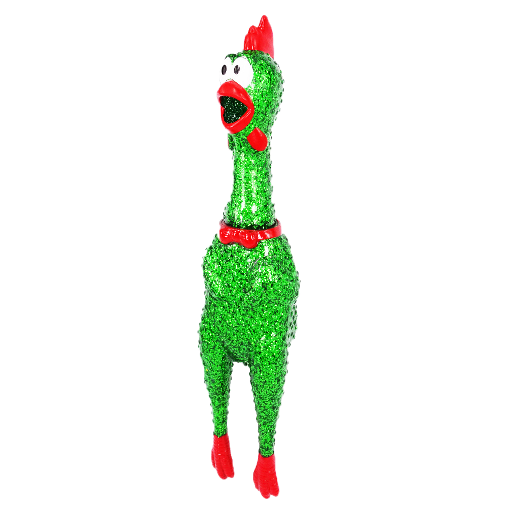 Crazy Screaming Glitter Chicken