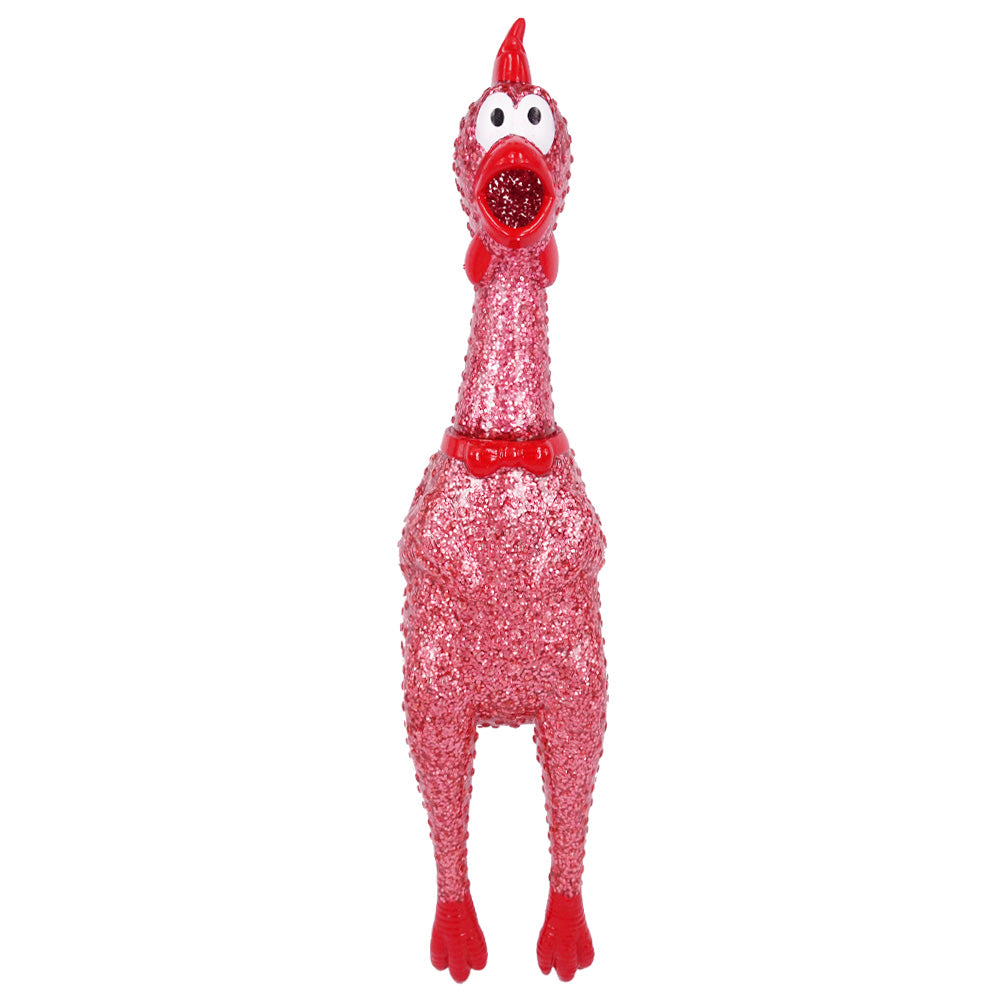 Crazy Screaming Glitter Chicken