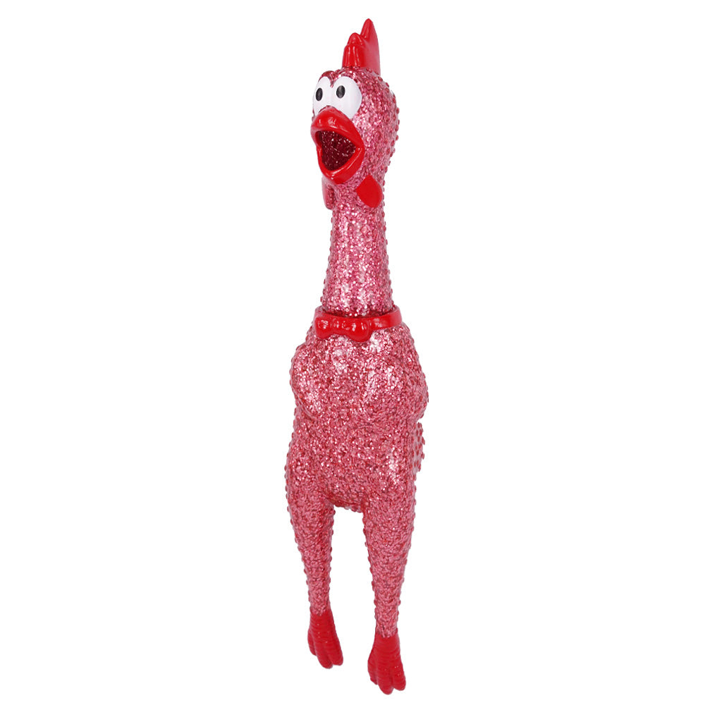 Crazy Screaming Glitter Chicken