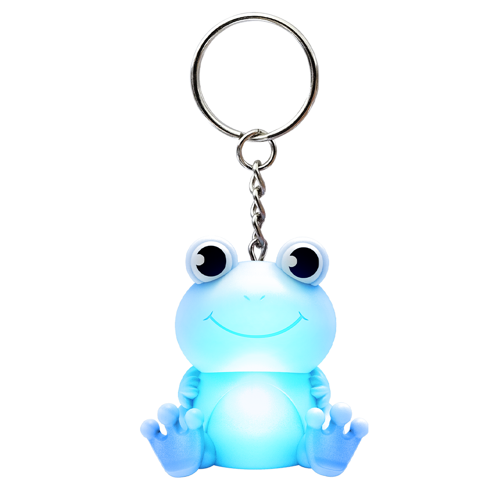 LED Flashing Froggy Keychain