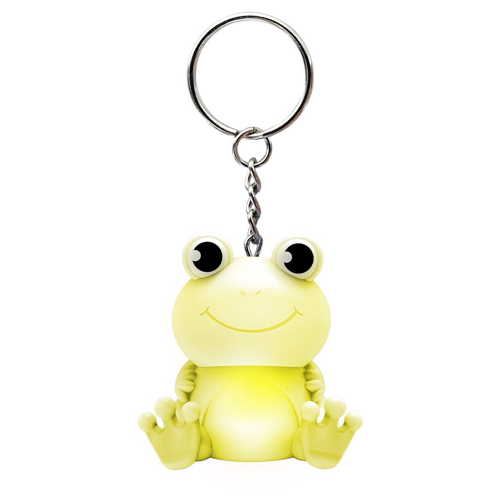 LED Flashing Froggy Keychain