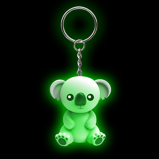 LED Flashing Koala Keychain