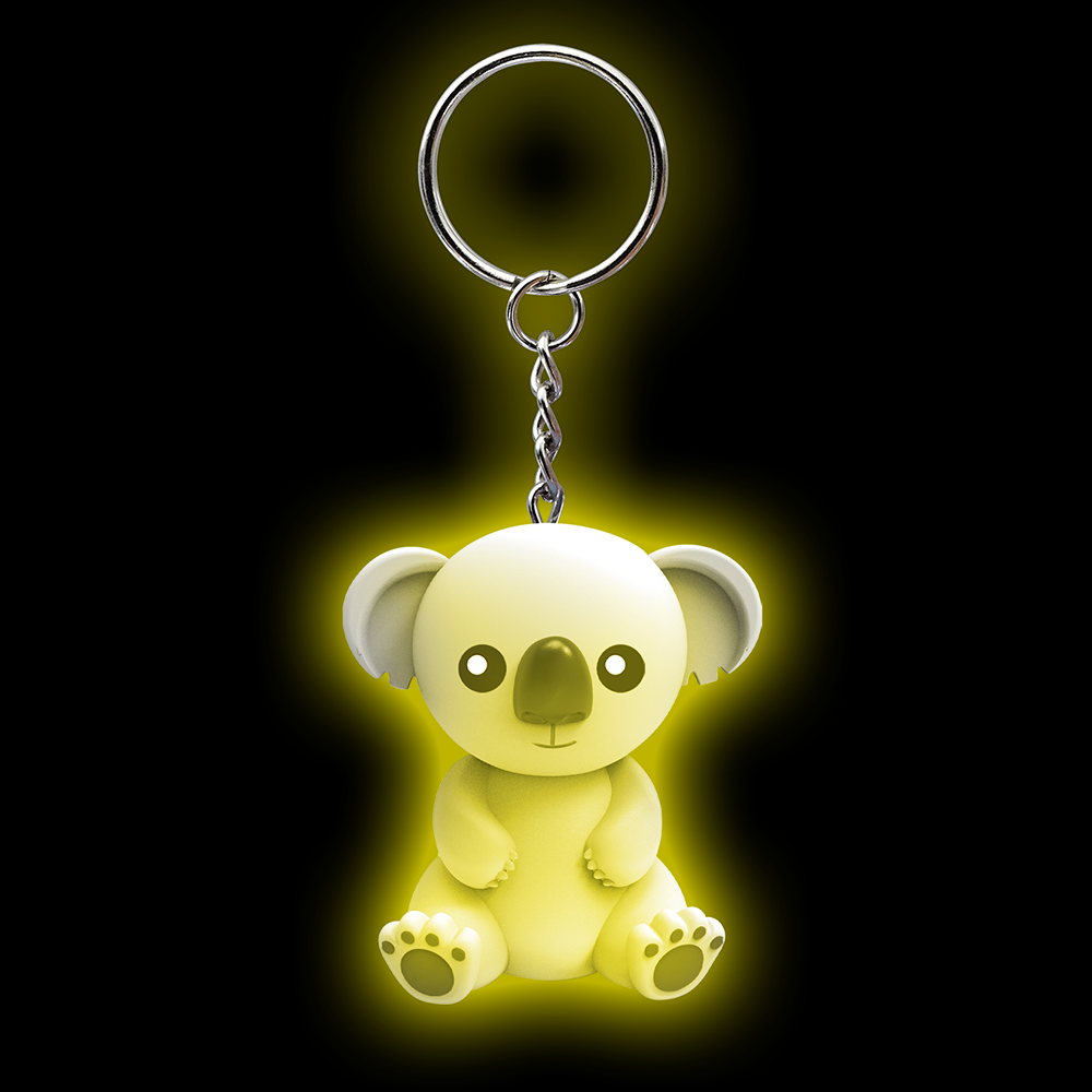 LED Flashing Koala Keychain