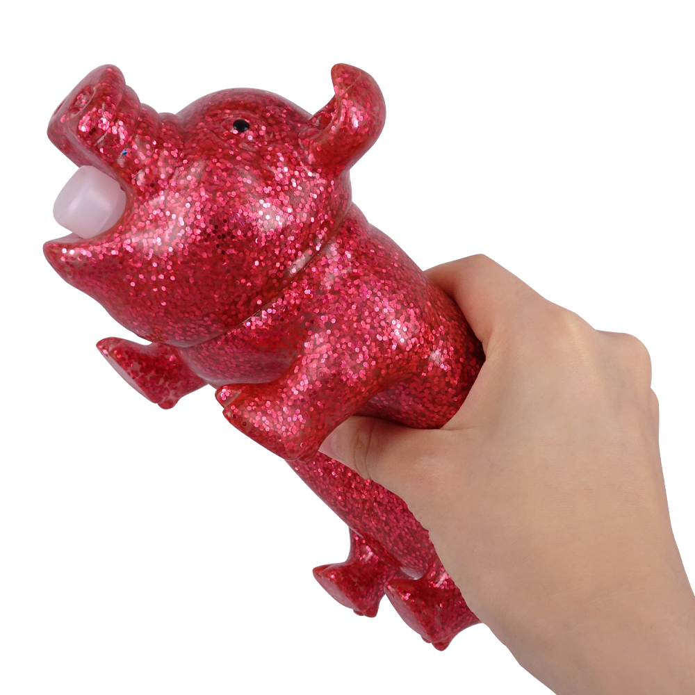 Squeeze Me Glitter Piggie - Small