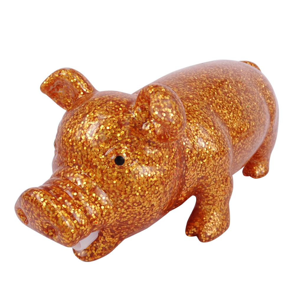 Squeeze Me Glitter Piggie - Small