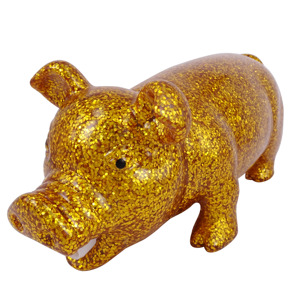 Squeeze Me Glitter Piggie - Small