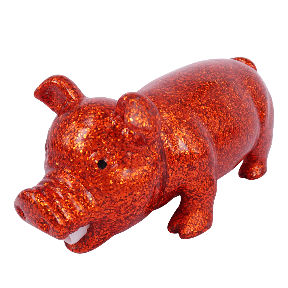 Squeeze Me Glitter Piggie - Small