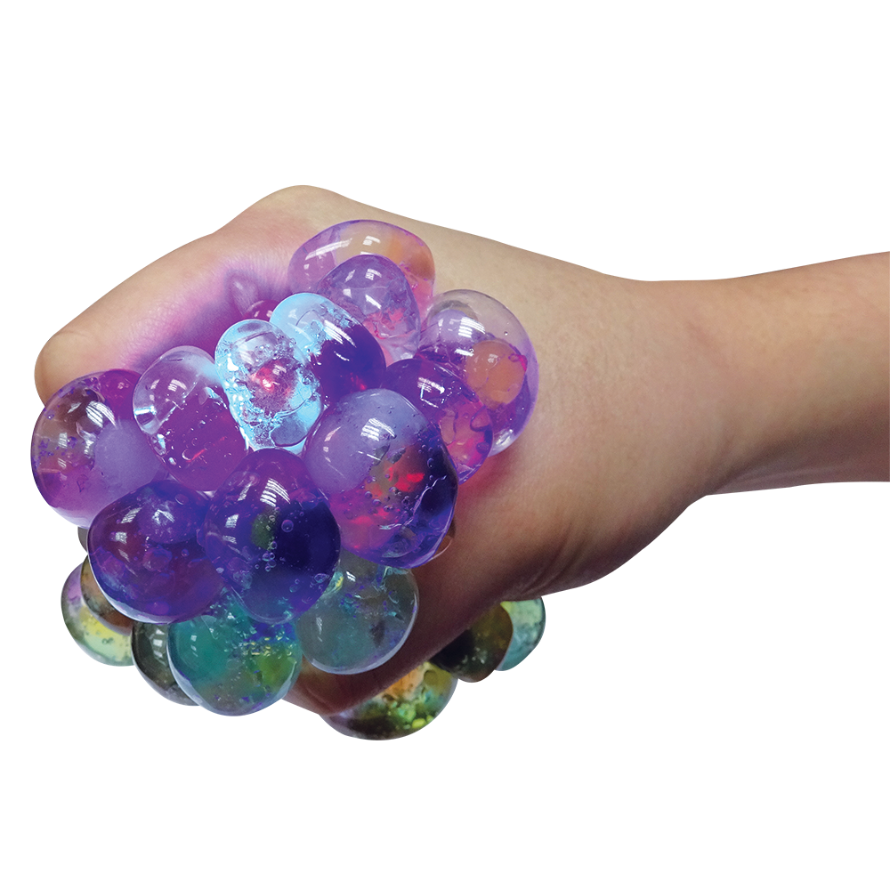 Flashing Mesh Squeeze Blob Ball