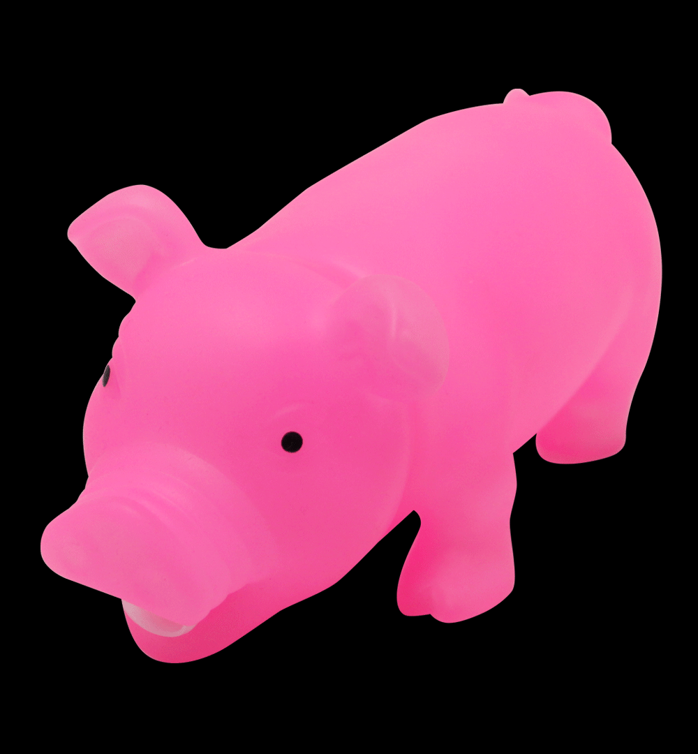 Squeeze Me Glow In The Dark Piggie - Medium