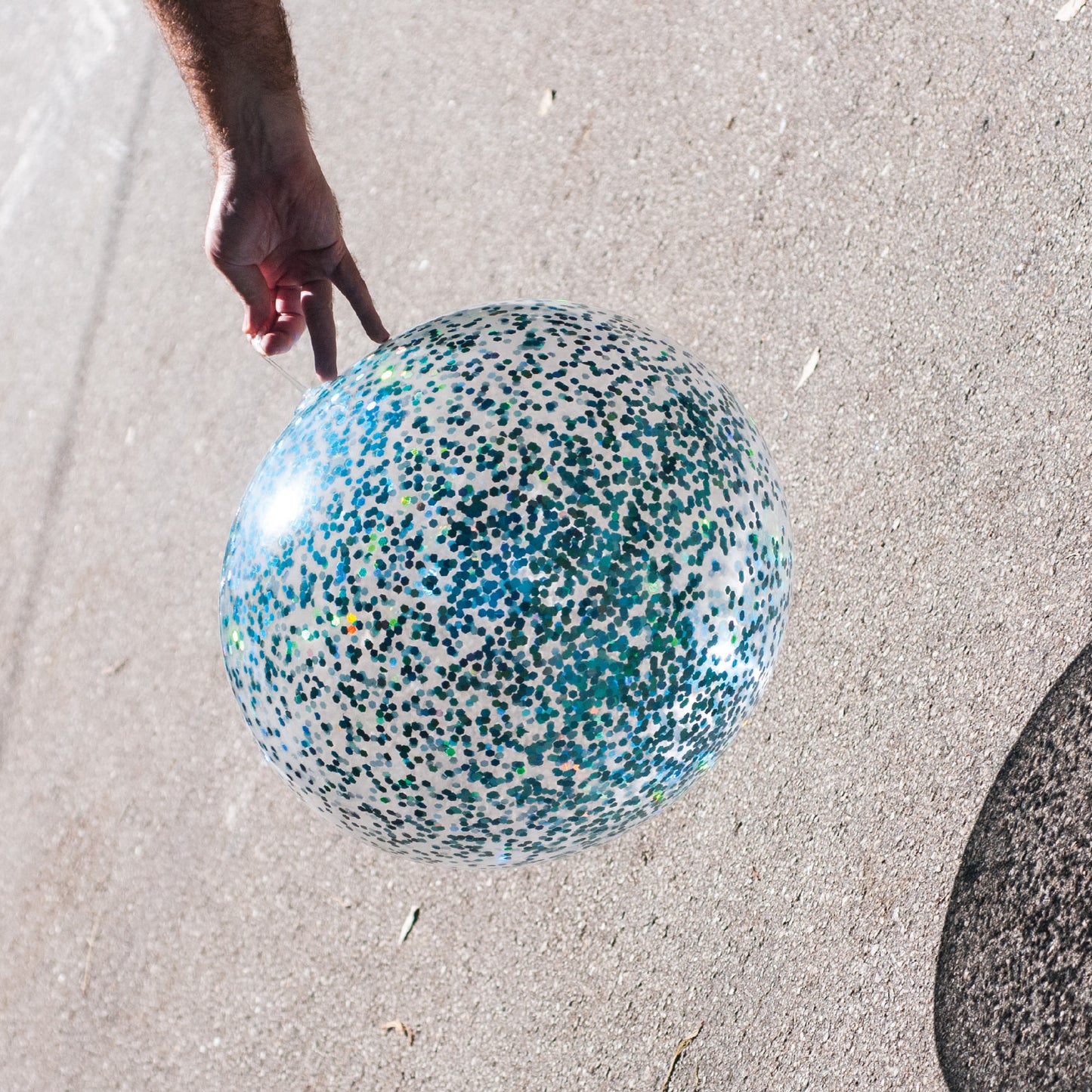 Big Air Jumbo Glitter Punch Ball