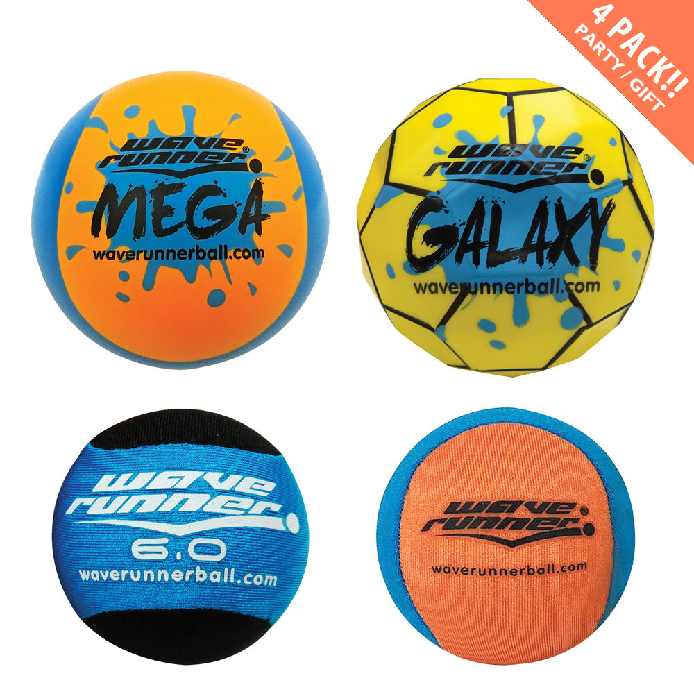 Party/Gift Pack - 4 Water Skipping Balls