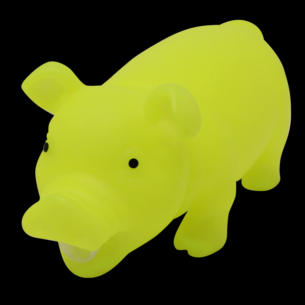 Squeeze Me Glow In The Dark Piggie - Medium