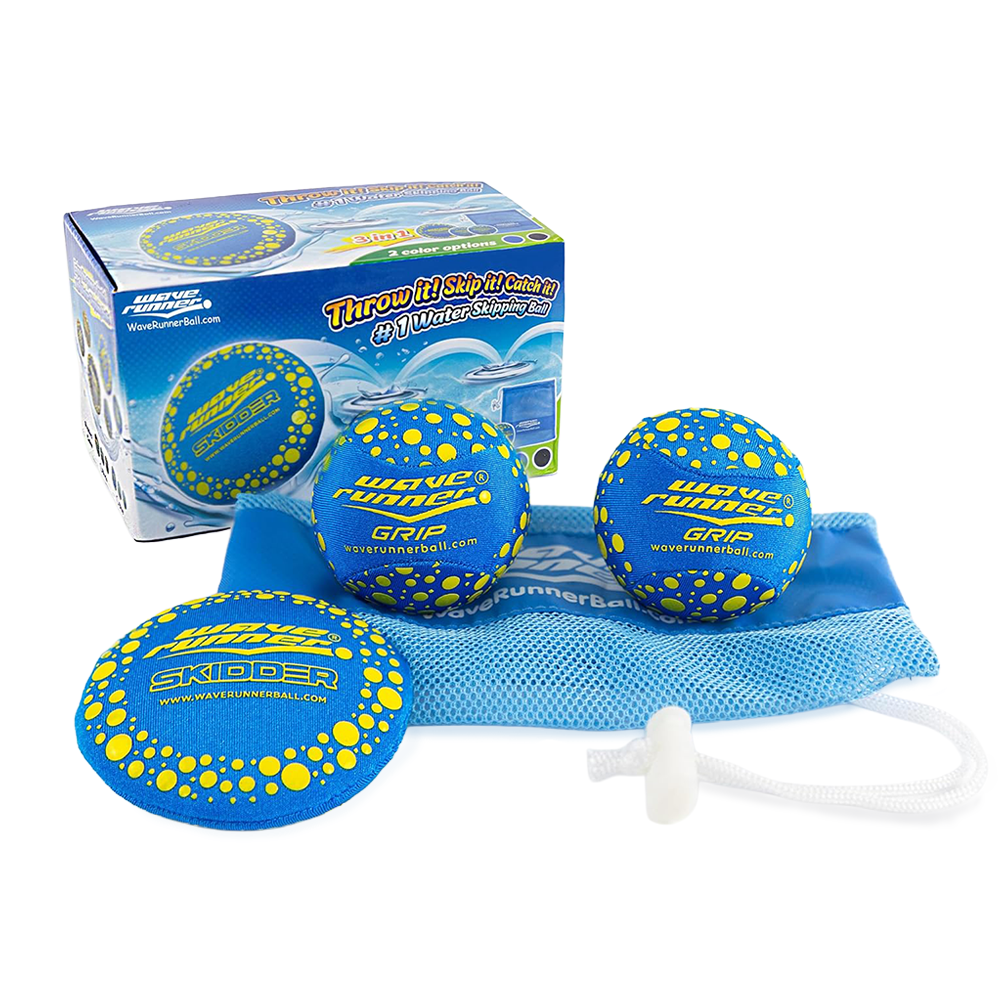 Water Skipping Speed Combo (2 Grip Balls + 1 Skidder)