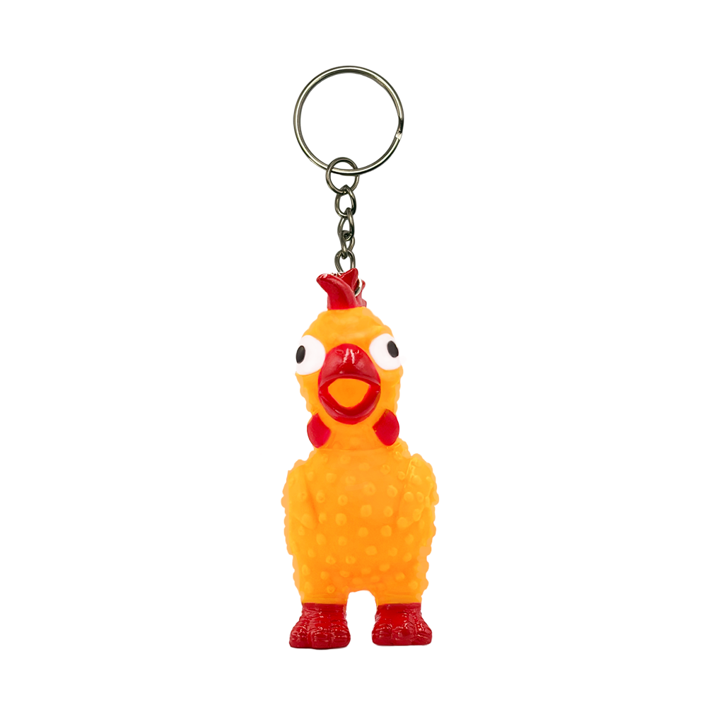 Beep Beep Chicken Keychain