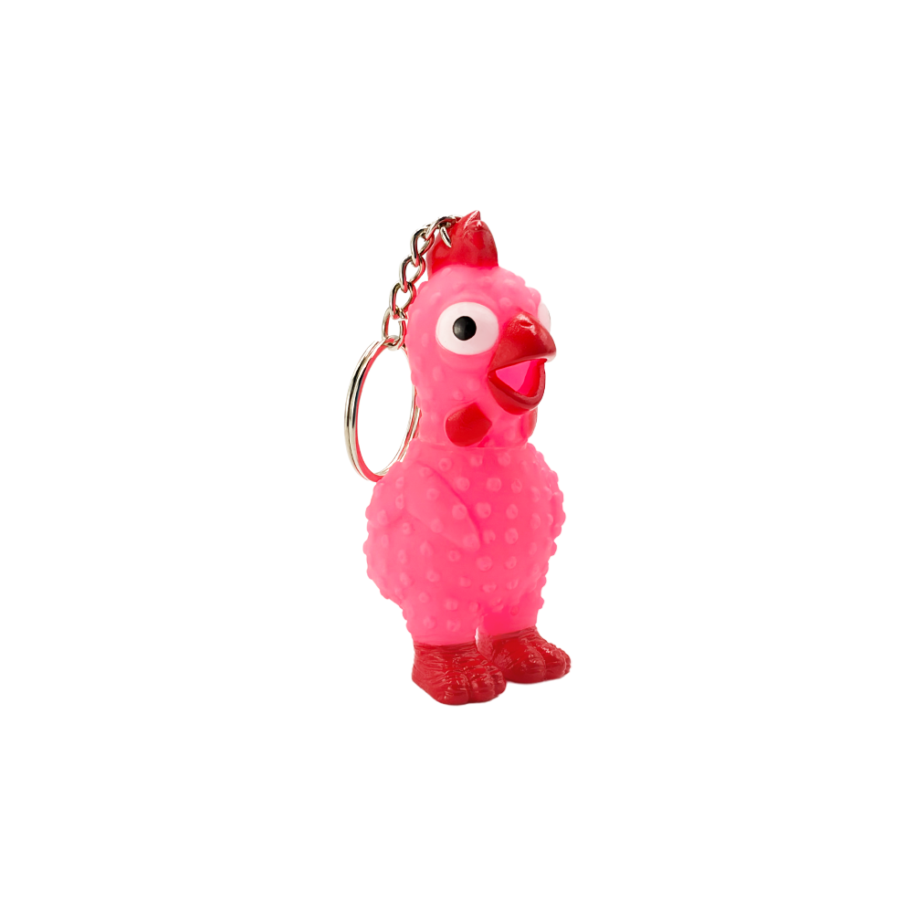 Beep Beep Chicken Keychain
