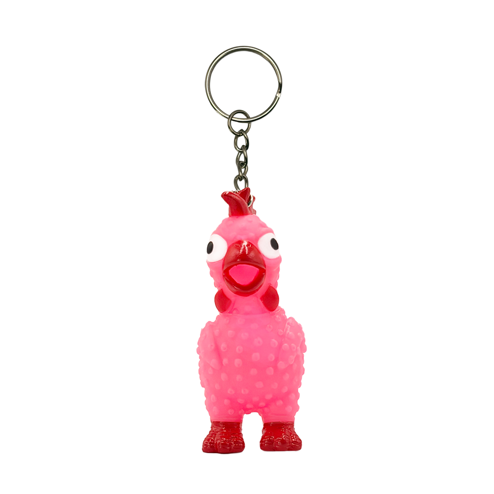Beep Beep Chicken Keychain