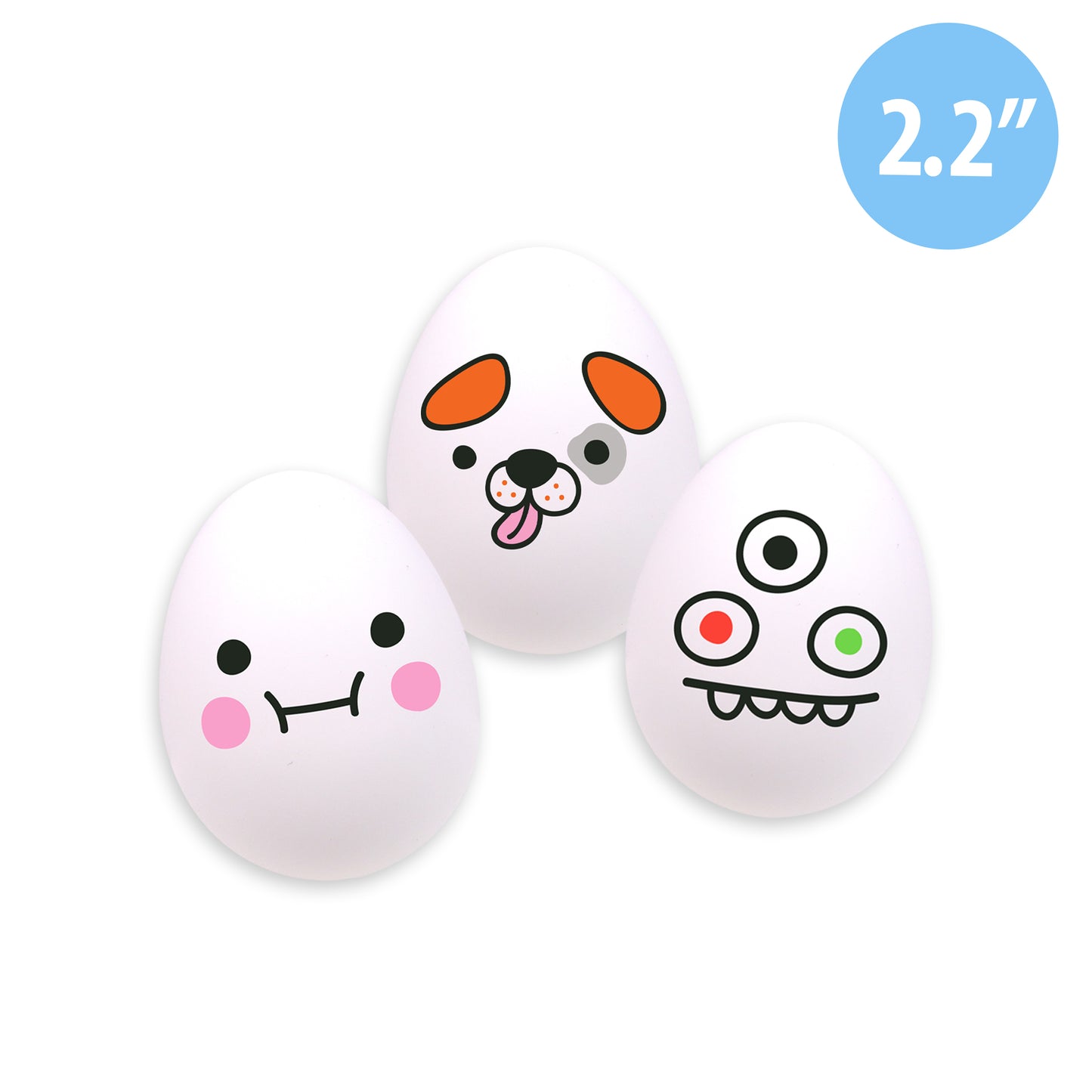 Mushimoto Squishy Mini Eggie - 6 Pack