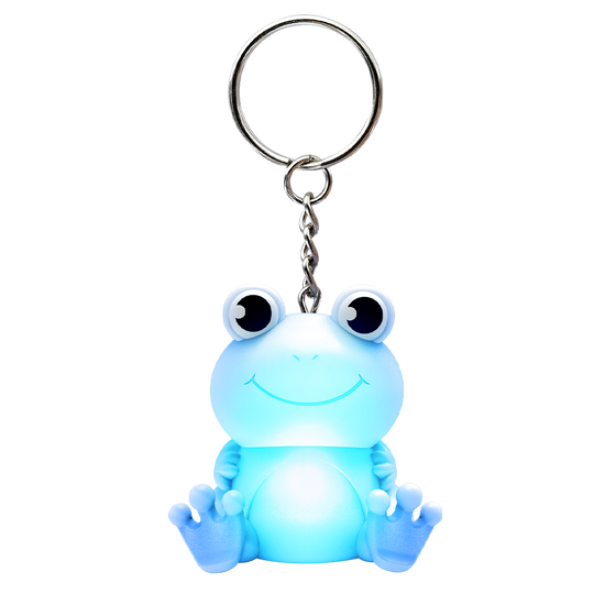 LED Flashing Froggy Keychain